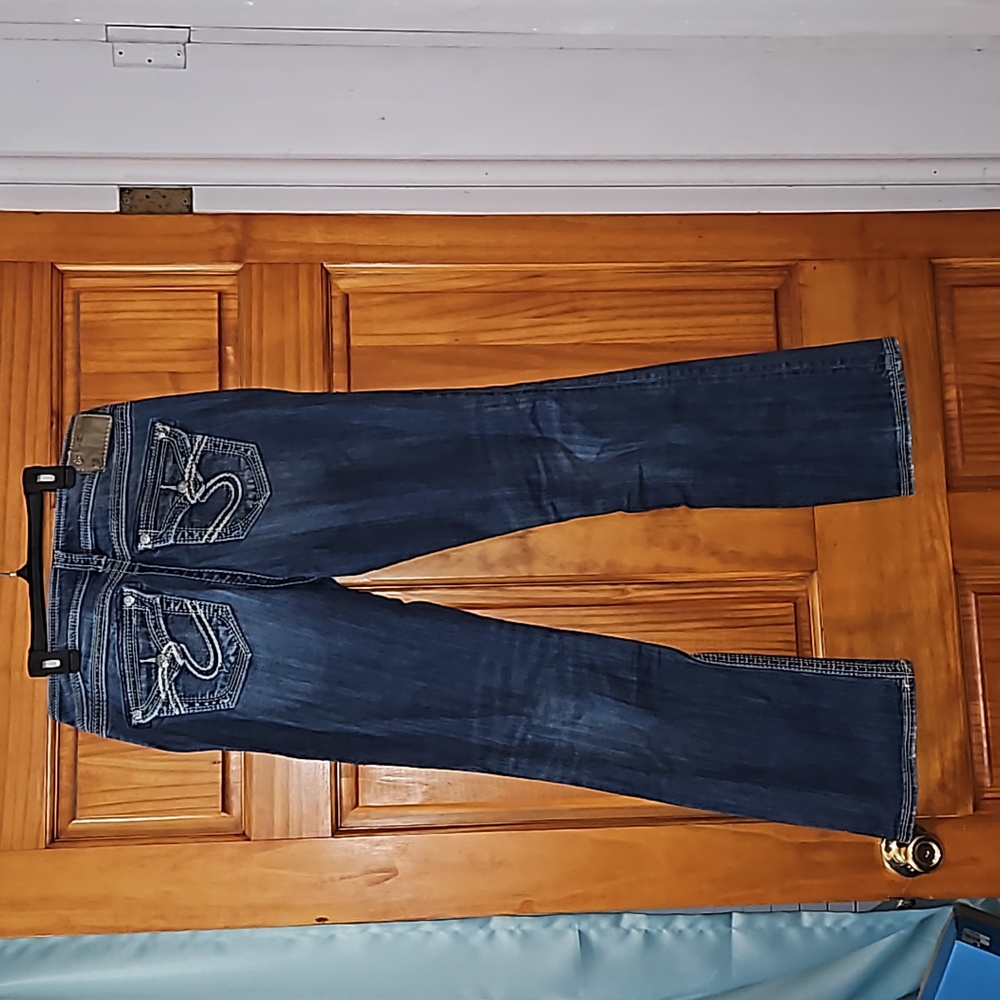 29x31 Silver "Suki Surplus" Jeans